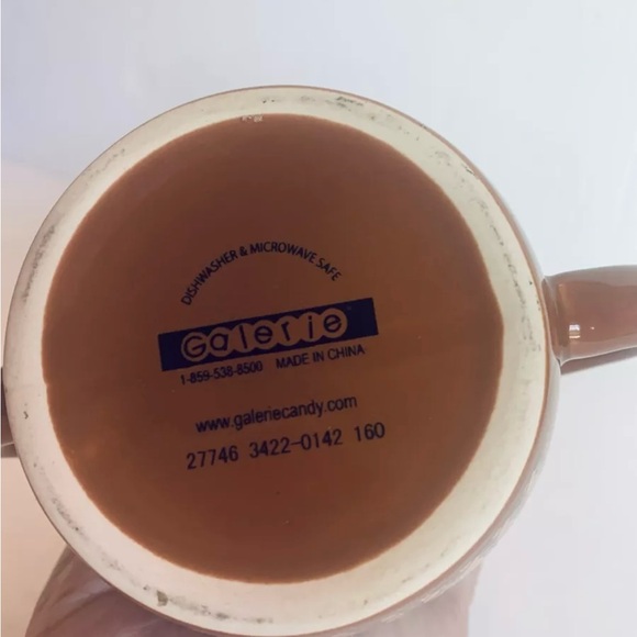 Sock monkey mug, double handle - Picture 2 of 3